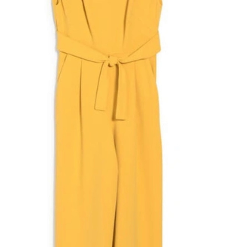 Gold color cap sleeve Calvin Klein Jumpsuit